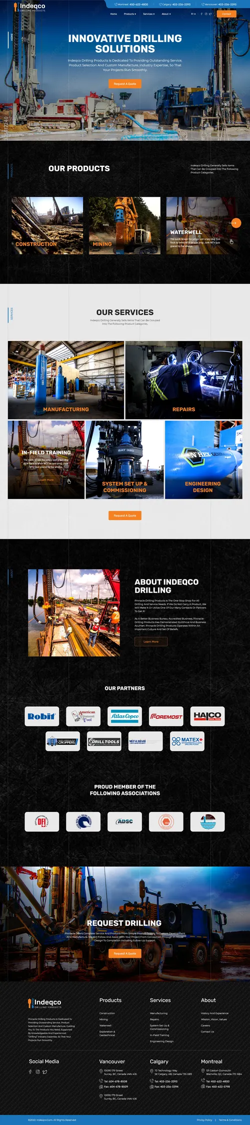 Vortisio Custom Website Portfolio - 1